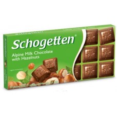 Шоколад Schogetten with hazelnuts 100g.