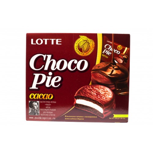 Печенье Choco Pie Cacao ( Чокопай с какао )