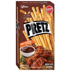 Палочки PRETZ Baked chicken wings with barbecue sauce, 25 g.