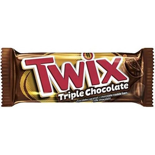 Шоколадный батончик Twix Triple Chocolate 40гр.