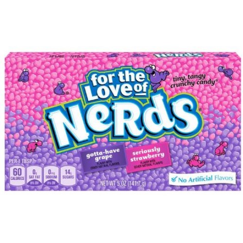 Драже Wonka Nerds Strawberries and Grapes 141,7g