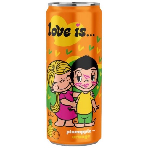 Напиток "Love is" Ананас и Апельсин 330 мл.
