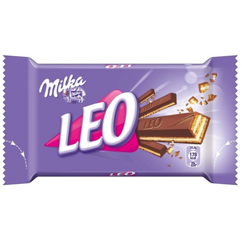 Вафли Milka Leo Chocolate, 33.3 g.